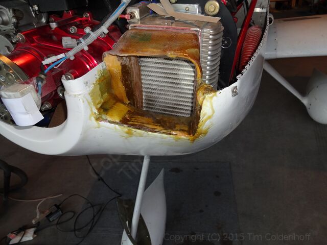 Fiberglassing the cowl and shroud together