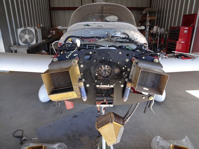 Original H4 radiators removed during DMF upgrade